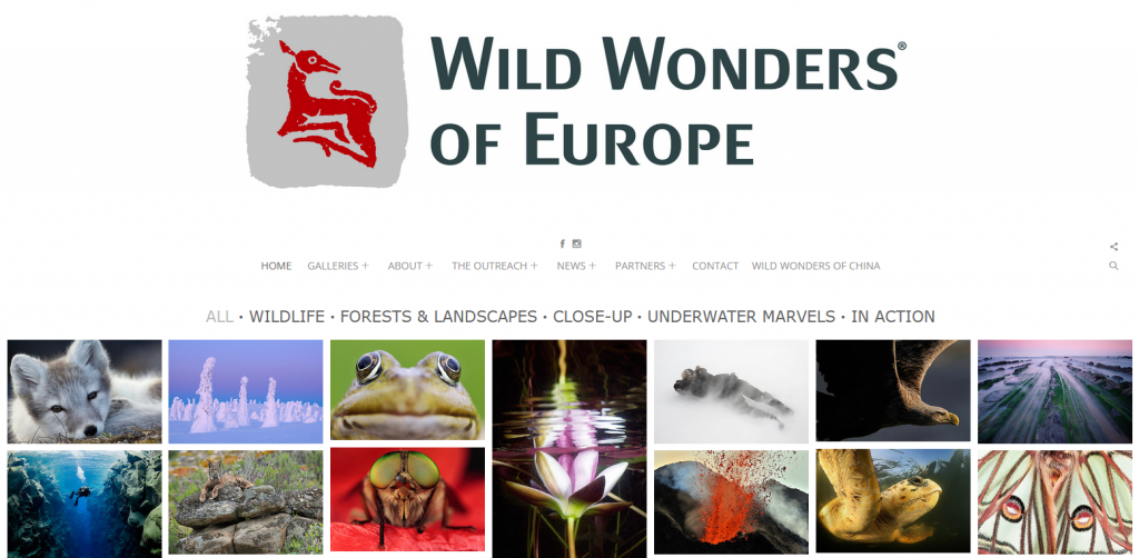 Wild Wonders of Europe Website